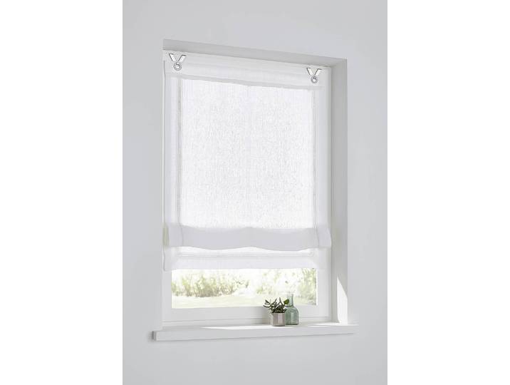 Store bateau Hedda 80 x 140cm Blanc