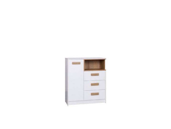 Marmex Möbel Kommode Grant G4 Kombikommode mit Schubladen Stauraum, Soft-Close-Scharniere, Vollauszug der Schubladen