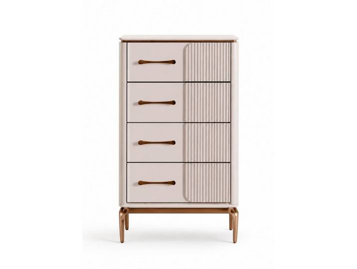 JVmoebel Schubkastenkommode Moderne Kommode im minimalistischen Design mit vertikalen Rillen, Made in Europa