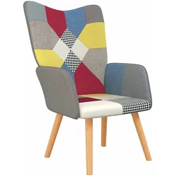 vidaXL Relaxsessel Patchwork Stoff