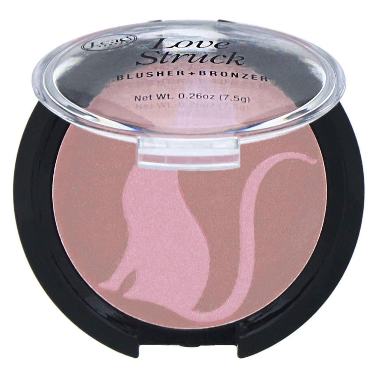 Lovely J.CAT BEAUTY Love Struck Blusher + Bronzer róż do policzków 102 Honey Bunches 7,5g (102 Honey Bunches, Bronzer, Highlighter, 7.50 g) (741459576240)