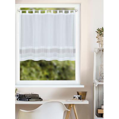 Panneaux HOMING "Syrakus" Gr. 1, grau (taupe), B:140cm H:60cm, Polyester, Gardinen, Fertigschal