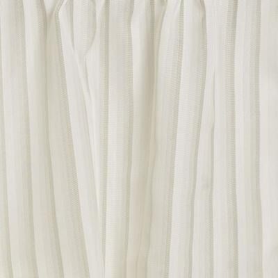 H.c. International, Inc. Nimbus Stripe Scarf Valance, 52 x 216, Ecru