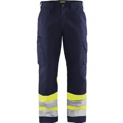 Warnschutz Bundhose "1564" - D30 - marine/gelb