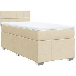 vidaXL, Boxspringbett, Pearl (Block mit Quadraten) (90 x 200 cm)
