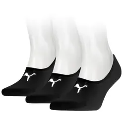 Puma 3P Footie Socks Schwarz Gr 35/38
