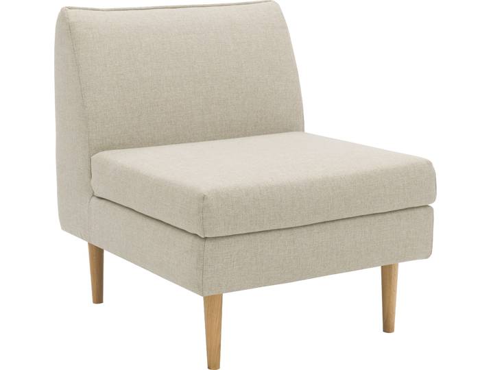 Sofaelement DOMO COLLECTION Filho, erweiterbar, B/T/H 70/82/81cm, Sessel, Einzelelement , beige (sand), B:70cm H:81cm T:82cm, 88% Olefin, 12% Polyethylene, Polsterelemente, Sofaelement, Polstermöbel für Terrasse, Garten und Balkon, speziell für Outdoor