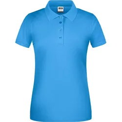 James & Nicholson Damen Bio Workwear Polo JN873 aqua XS