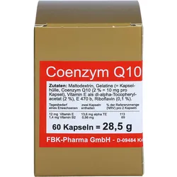 Coenzym Q10 10 mg Kapseln 60 ST