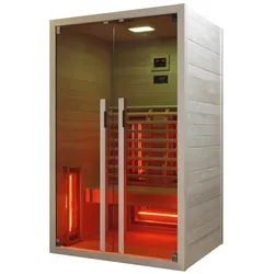 Neuesbad Infrarotkabine 120 x 100 x 195 cm, Hemlock, 2 Personen NB1F201201
