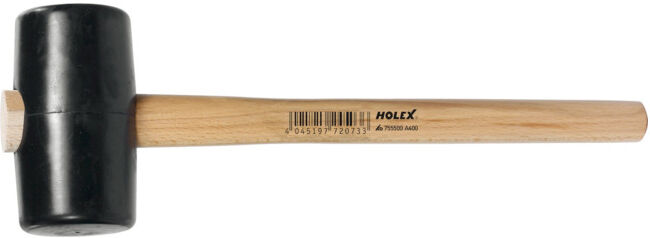 HOLEX Maillet en caoutchouc noir A100 (755500 A100)