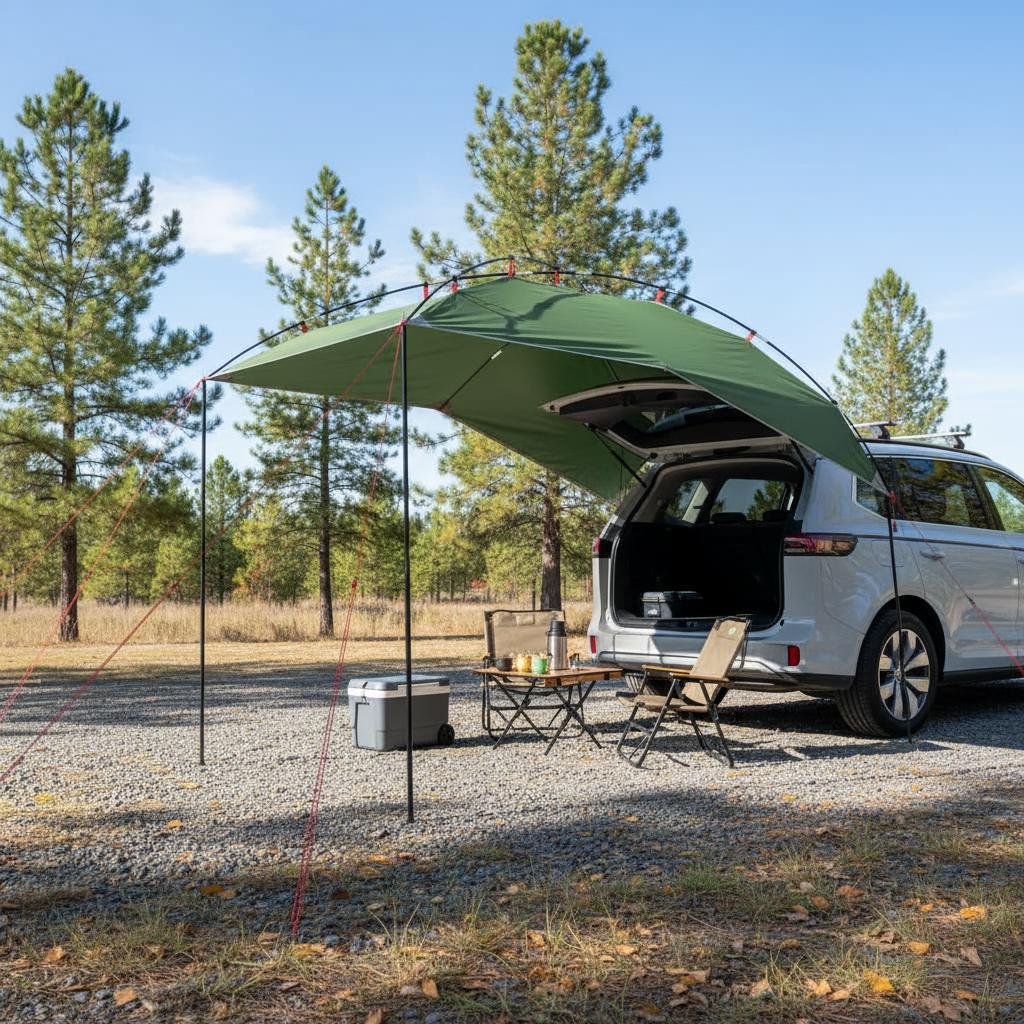 Autotent - Wasserdicht - Polyester - Leicht - Ideal für Camping und Festivals