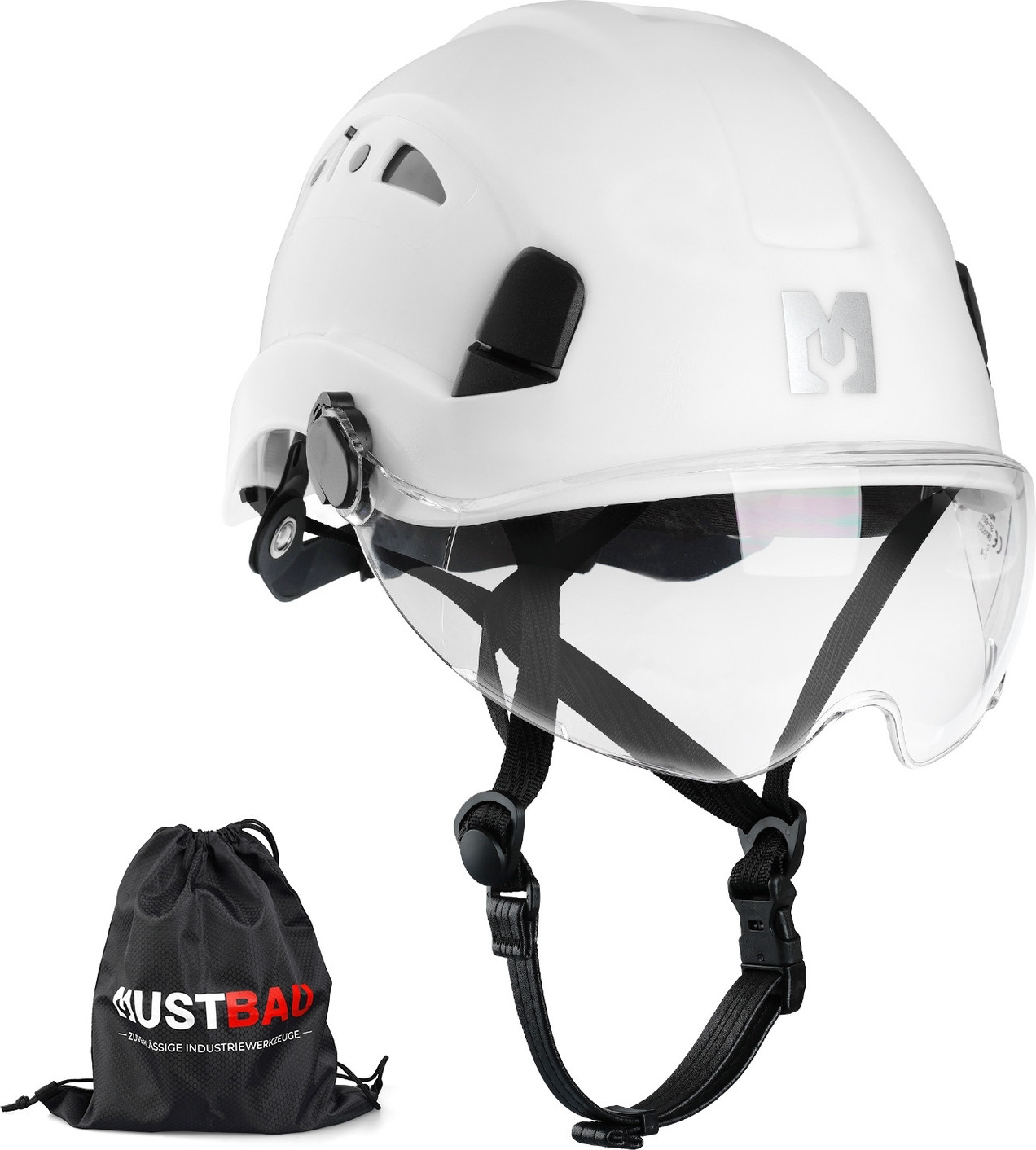 Tacklife Helm HSE06S met gevoerde schuimkussentjes voor bergbeklimmen, bouw en tuinieren