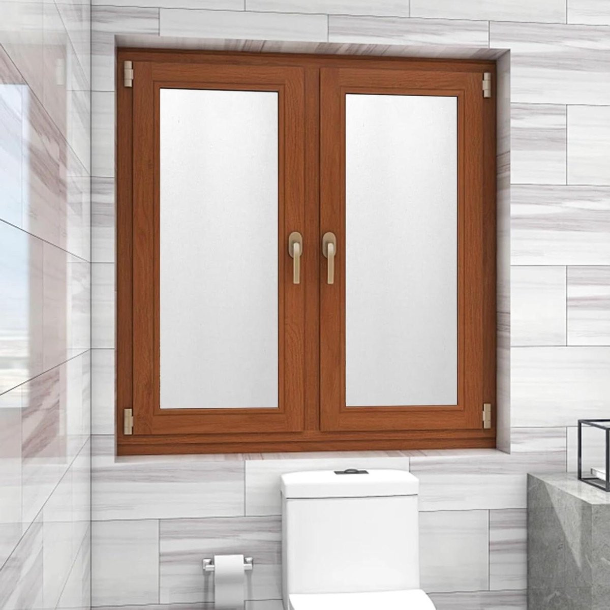 Zonwerende privacy raamfolie wit mat - Zelfklevend - 90 x 170 cm