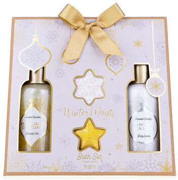 Gift Wells Coffret Winter Magic Bath Set Vanilla 1 un