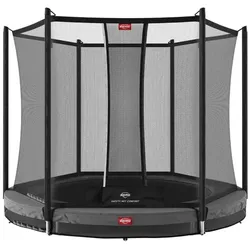 BERG Trampolin Favorit InGround 270 Grey inkl. Sicherheitsnetz Comfort, Modell 2023