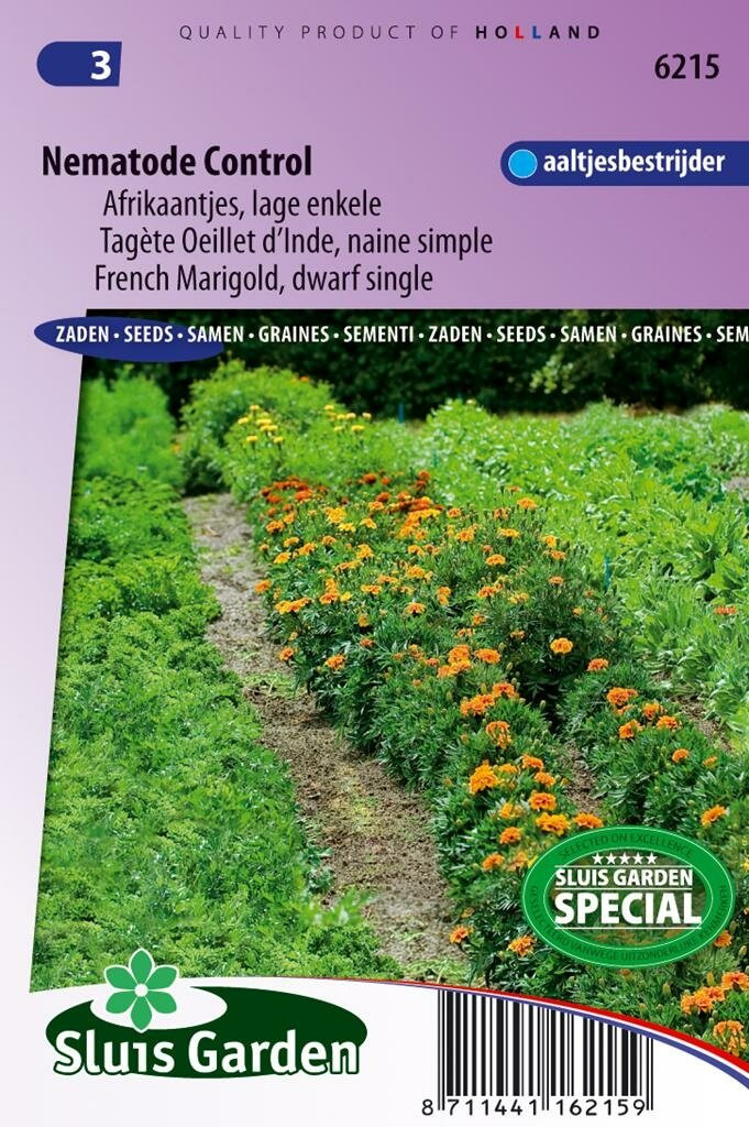 Sluis Garden Tagetes zaden Nematode Control afrikaan