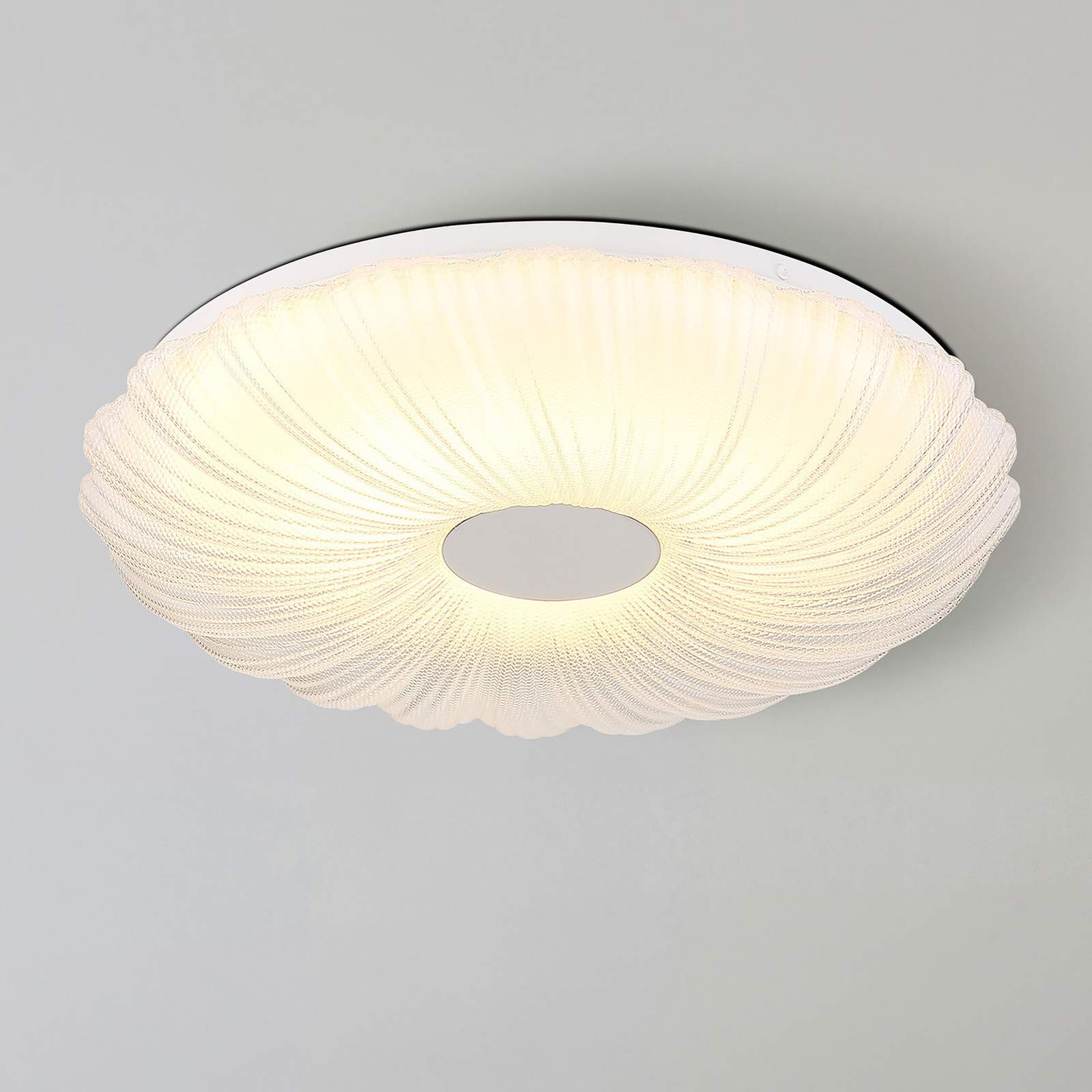 Globo Cavendish LED-plafondlamp wit Ø 38 cm