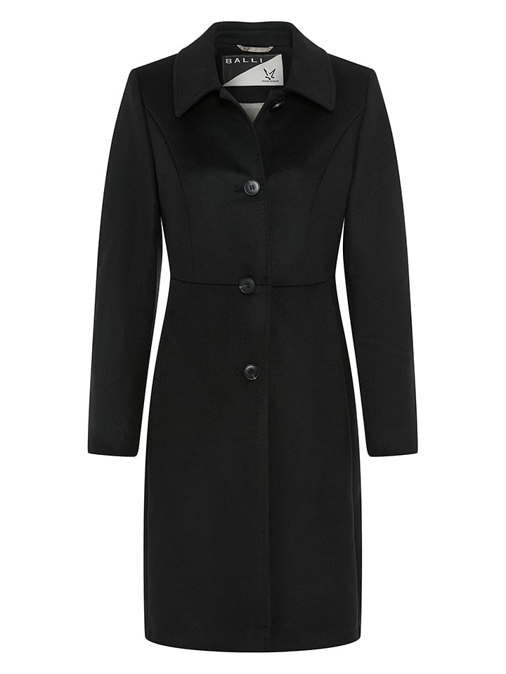 Fuchs Schmitt Wollmantel in Schwarz - 40