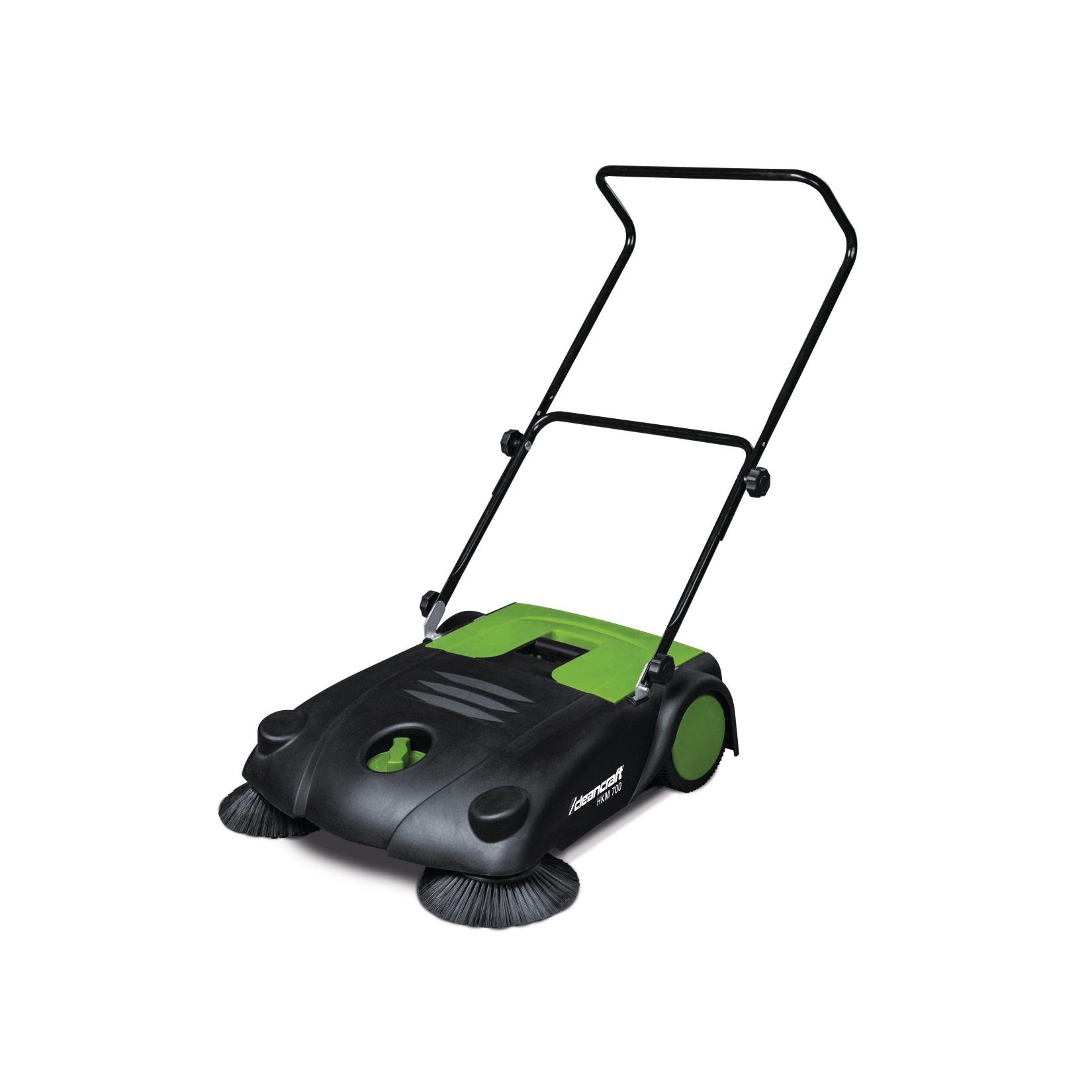 Cleancraft Kehrmaschine HKM700 2 Seitenbesen, Arbeitsbreite 70cm, für 500-1000m?