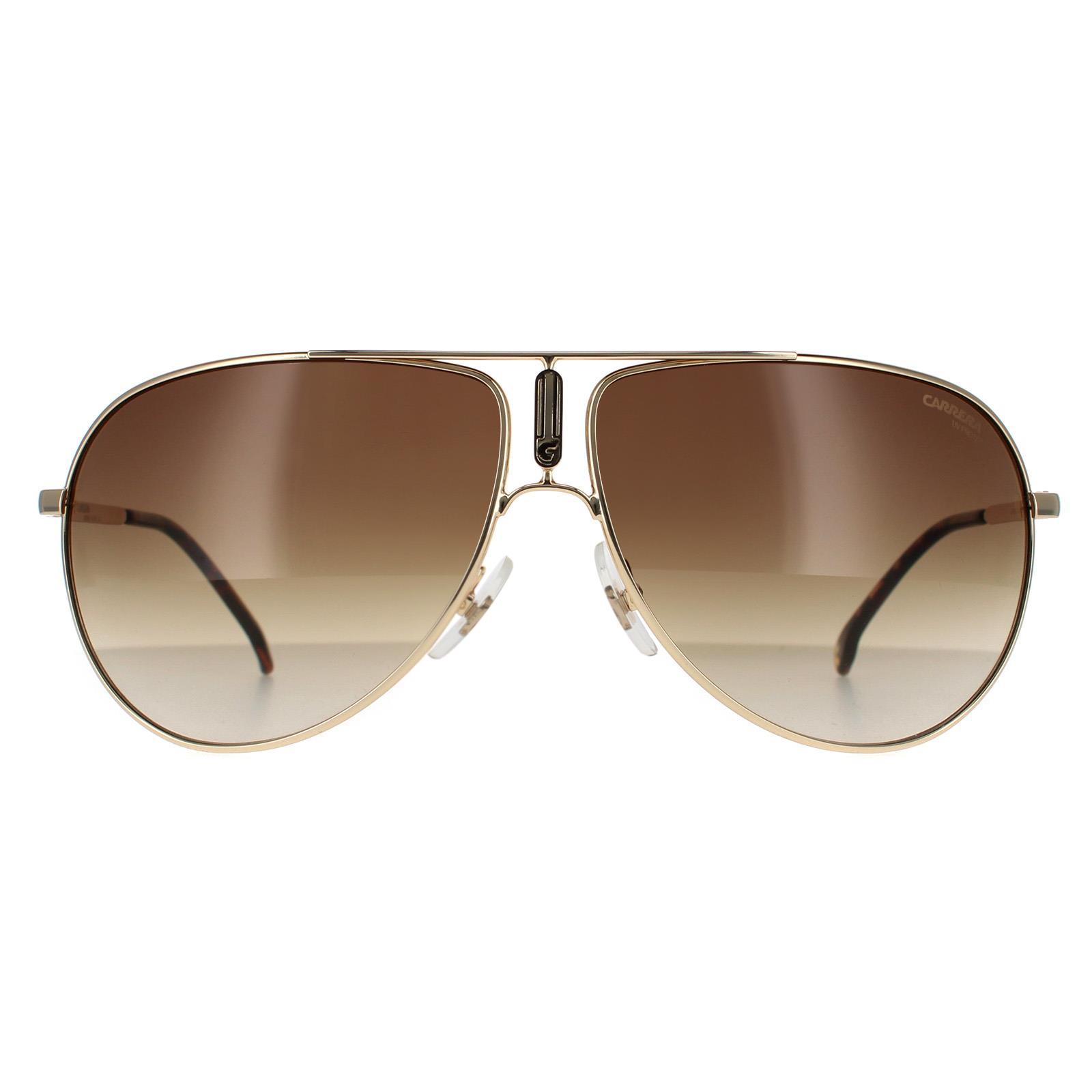 Carrera Aviator Unisex Gold Braun Verlauf
