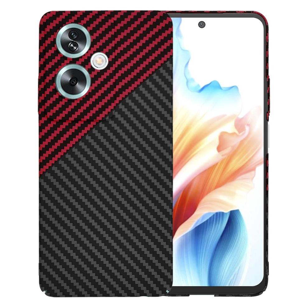 Techsuit - Carbonite FiberShell - Oppo A79 5G / OnePlus Nord N30 SE - Red Vortex (OnePlus Nord N30 SE) (56356613)