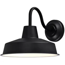Westinghouse Dimmbare LED Außenwandleuchte Academy Schwarz mit Käfigdesign
