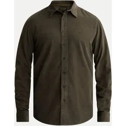 Overshirt aus finem Cord Braun L