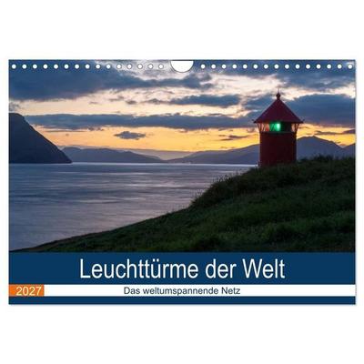 Leuchttürme der Welt (Wandkalender 2027 DIN A4 quer), CALVENDO Monatskalender