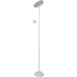 Näve LED Stehleuchte "ROMIS" mit Lesearm weiß
