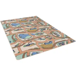 Snapstyle, Spielteppich + Spielmatte, Kinder Spiel Strassenteppich (200 x 200 cm)