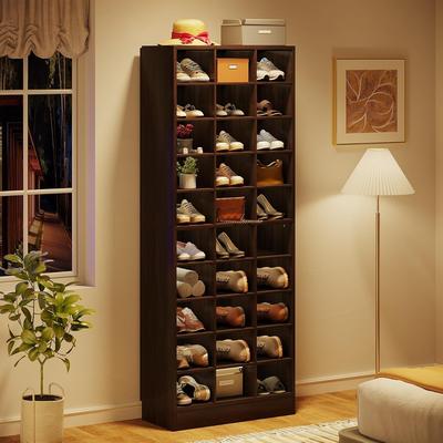 BLUEBELL "70"" Tall 10-Tier Shoe Cabinet Shoe Rack"