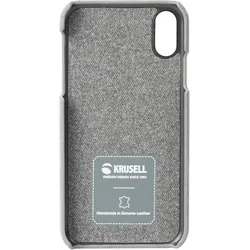 Krusell Broby Cover Apple XS Max grau (Apple iPhone XS Max), Smartphone Hülle, Grau