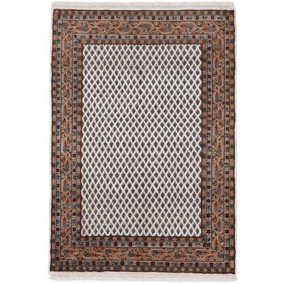Orientteppich WOVEN ARTS "Mir, auch als Läufer", beige (creme), B:60cm H:15mm L:90cm, Wolle, Teppiche, handgeknüpft, Wohnzimmer, reine Wolle