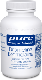 Pure Encapsulations Bromelaína Enzima de Ananás 60 cápsulas