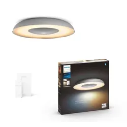 Philips Hue White Ambiance Ceiling light Still Deckenleuchte Zigbee & Bluetooth in Silber