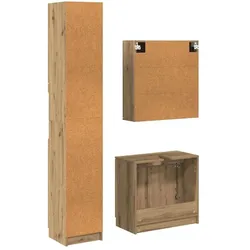 vidaXL, Badezimmerschrank, Badezimmerschrank (34 x 34 x 188.50 cm)