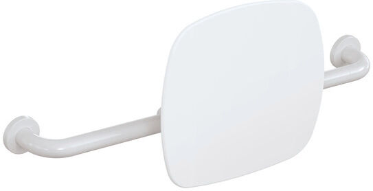 Hewi 801 dossier 801.51.916198 distance au mur 150mm, dossier blanc signal, blanc signal