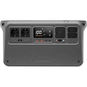 DJI Powerstation Power 1000 V2, App-fähig, 1024 Wh Akkukapazität, 8 Anschlüsse, Ausgangsleistung 2600 W