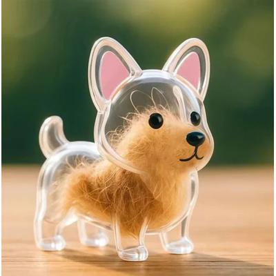 Uplift Treasures Cute Pet Hair Storage Keychain Pendant Set 6