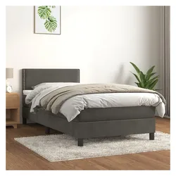 vidaXL, Boxspringbett, Faxonina (Flach mit Nägeln) (90 x 200 cm)