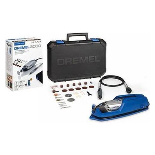 Dremel SZLIFIERKA WIELOFUNKCYJNA MULTI 3000 -1 + 25x OSPRZĘT+ WAŁEK (Rotationswerkzeug) (F0133000JS)