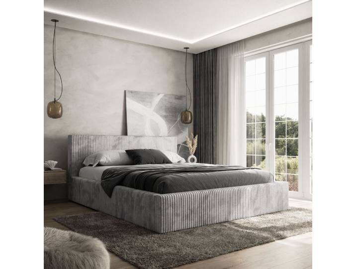 Polsterbett TILIA mit Bettzeugbehälter 120x200 Kopfteil 95 cm TILIA 86