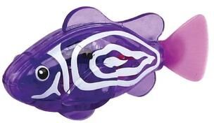 Uplifted Finds LED Inductive Interactive Swimming Robot Fish Cat Toy purple
