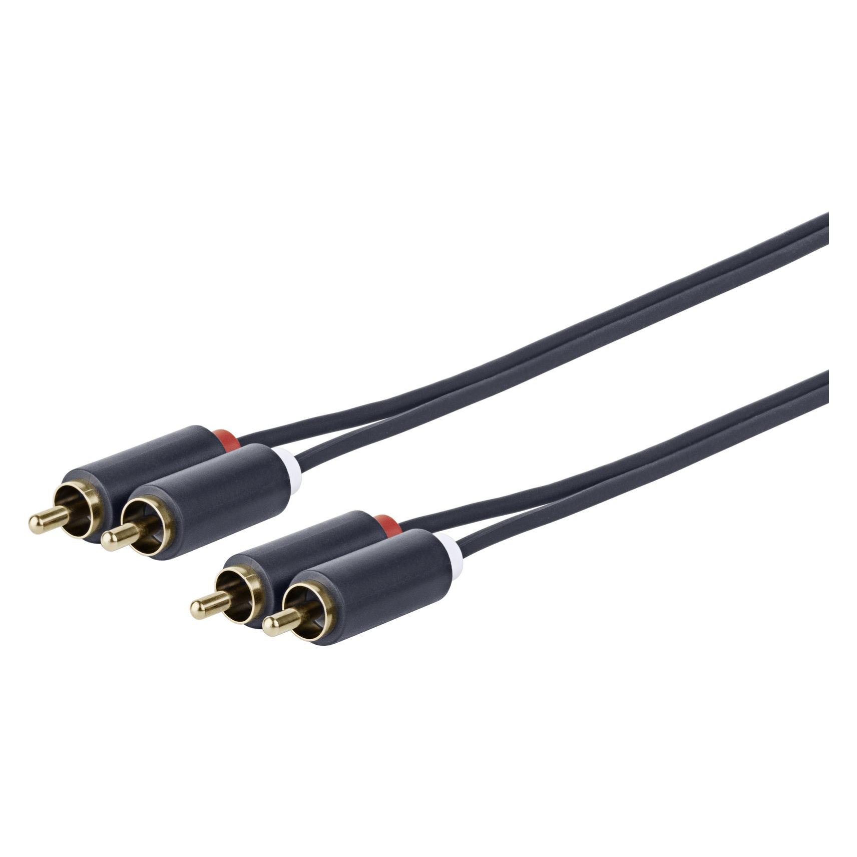 Vivolink PRORCARCA5 Audio-Kabel 2 x RCA (5 m, Cinch Kabel) (PRORCARCA5)