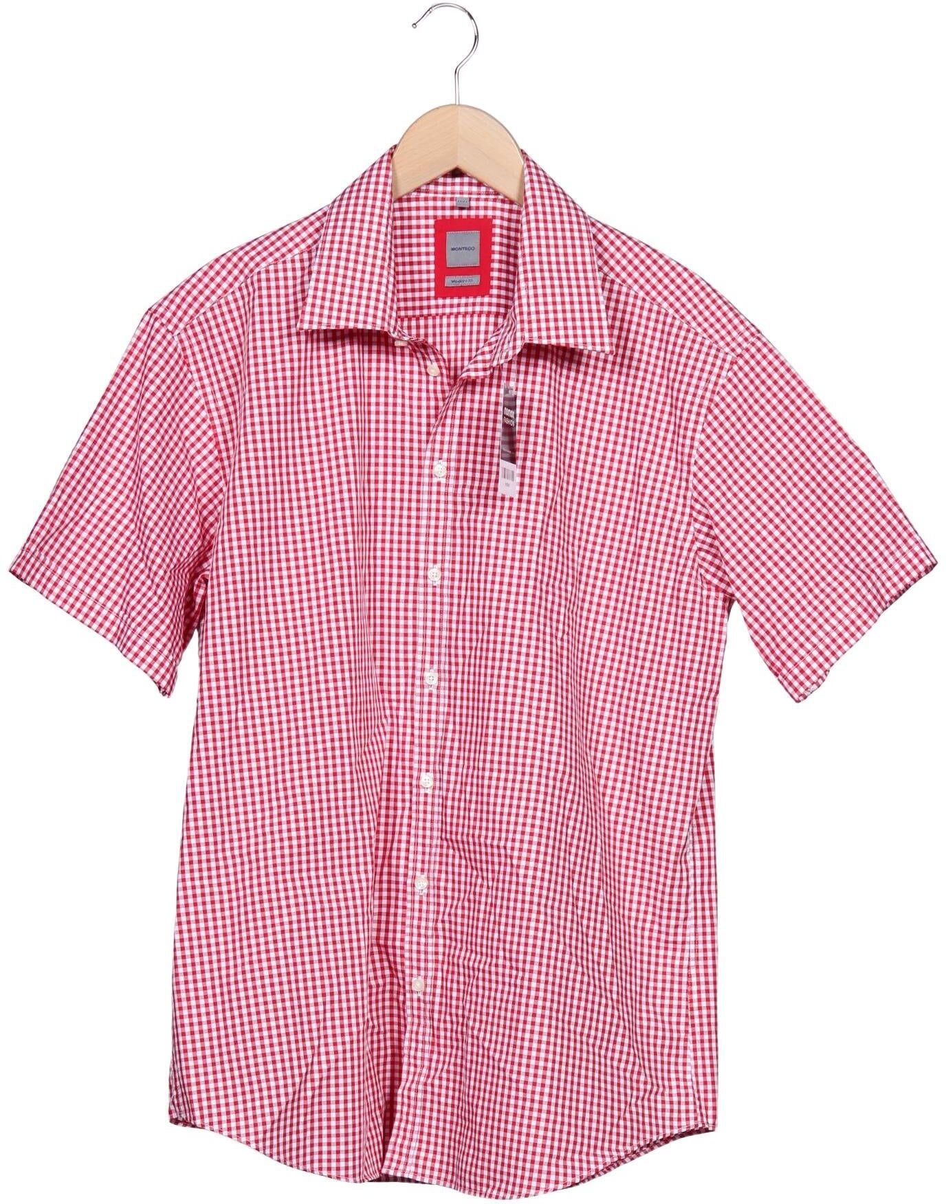 Montego Herren Hemd, Mehrfarbig, Gr. 43, Baumwolle - Second Hand