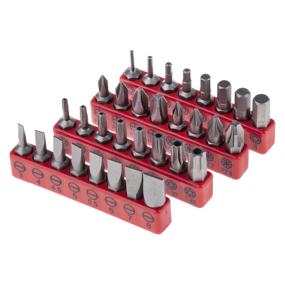RS PRO Bit-Satz 33-teilig + Magnethalter (Kreuz Phillips PH) (6159209)