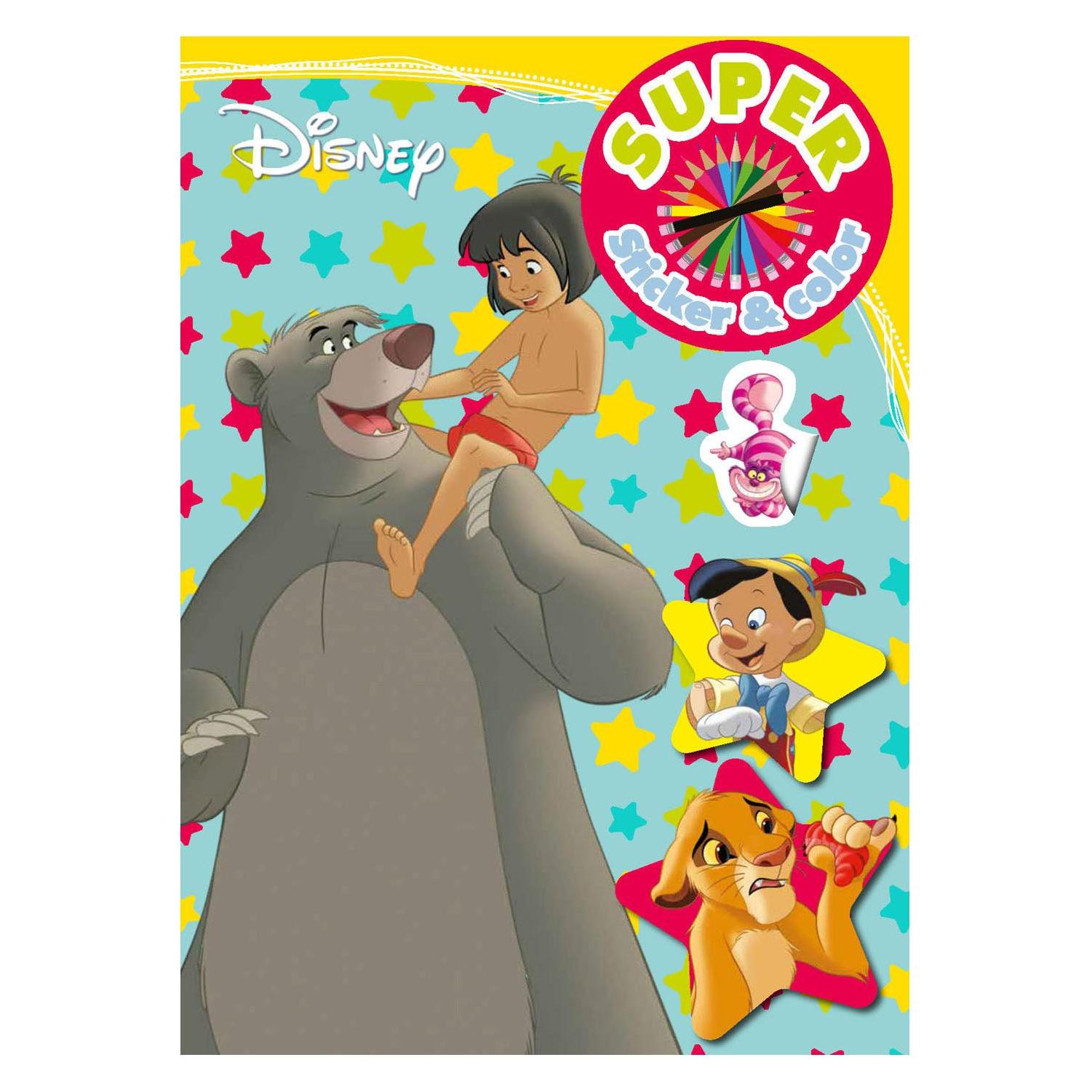 Boek Specials Disney Classics Super Sticker & Color Malbuch (44542585)