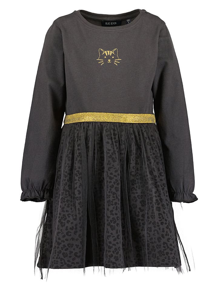 Blue Seven Kleid in Anthrazit - 98