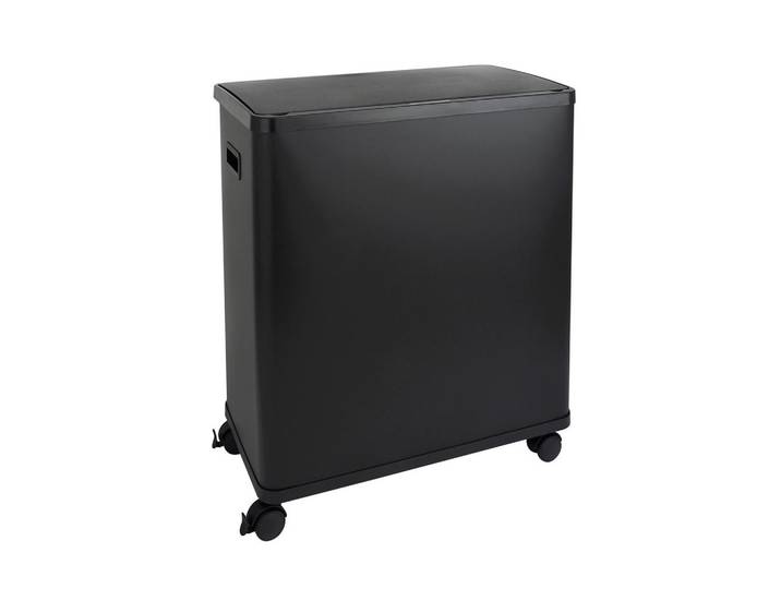 Svita Mülleimer Sr2X30 60L Schwarz, Metall, Rechteckig, 57x60x34 cm, Haushalt & Reinigung, Reinigung, Mülleimer & Abfallsammler